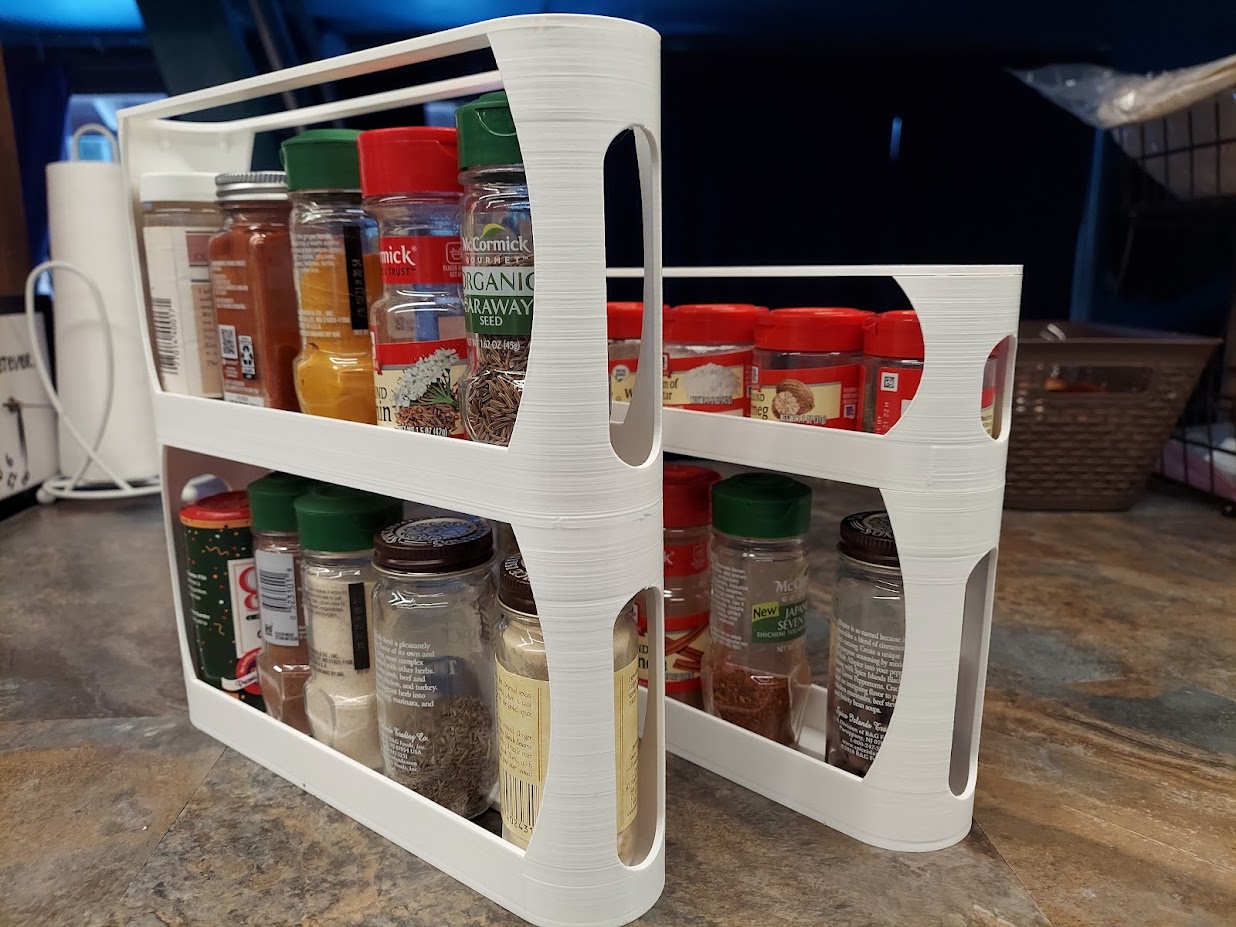 Spice Rack Pullout by SpongyBob, Download free STL model