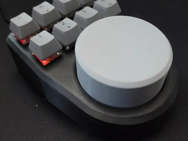 Macro Knob and Keyboard