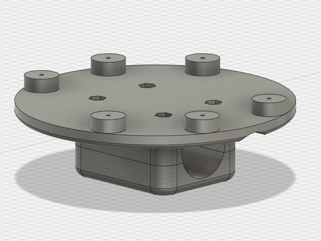 Bass Shaker mount for Next Level GT-Lite Sim Chair