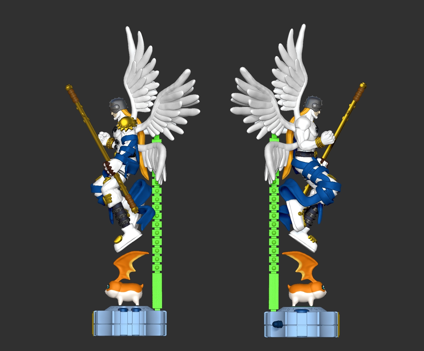 Angemon Evolution by nakaoandre | Download free STL model | Printables.com