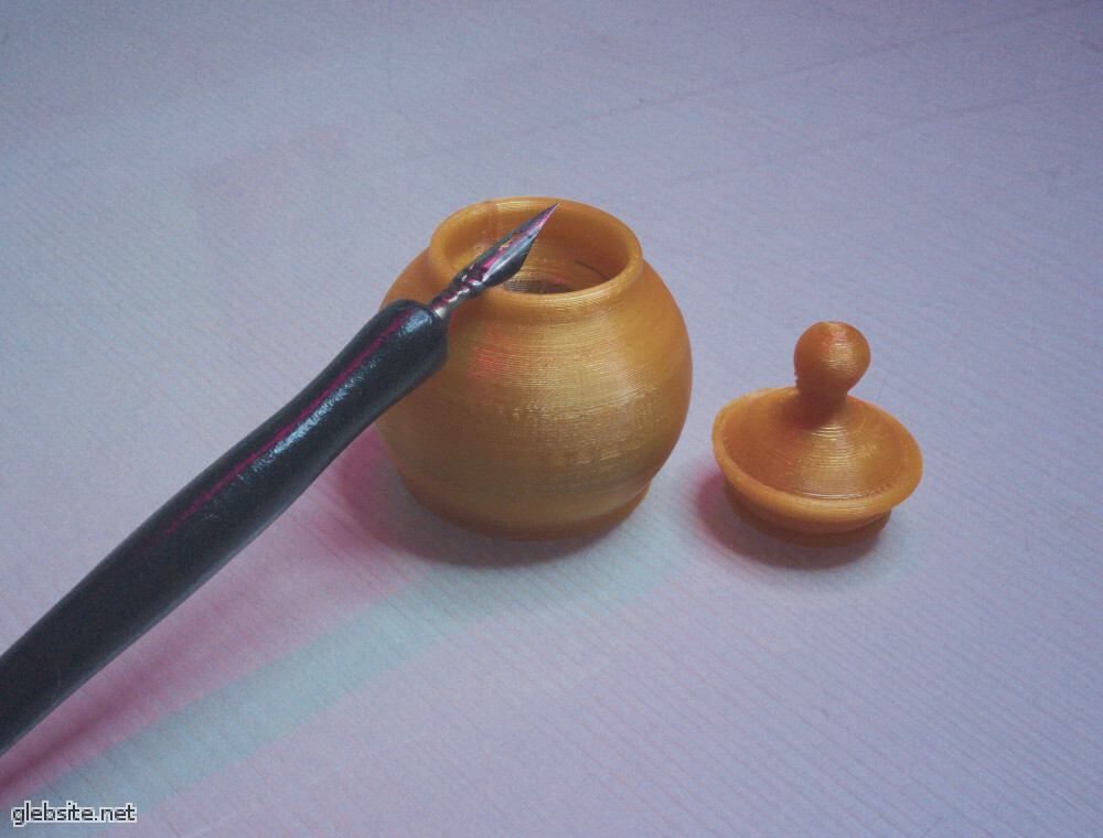 One Piece Non Spill Inkwell