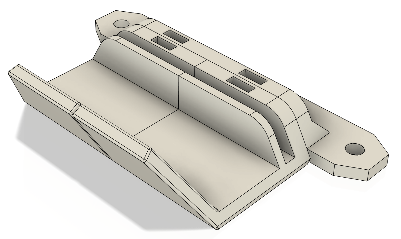 Ikea Lack Enclosure Door knob remix for 6mm round magnets