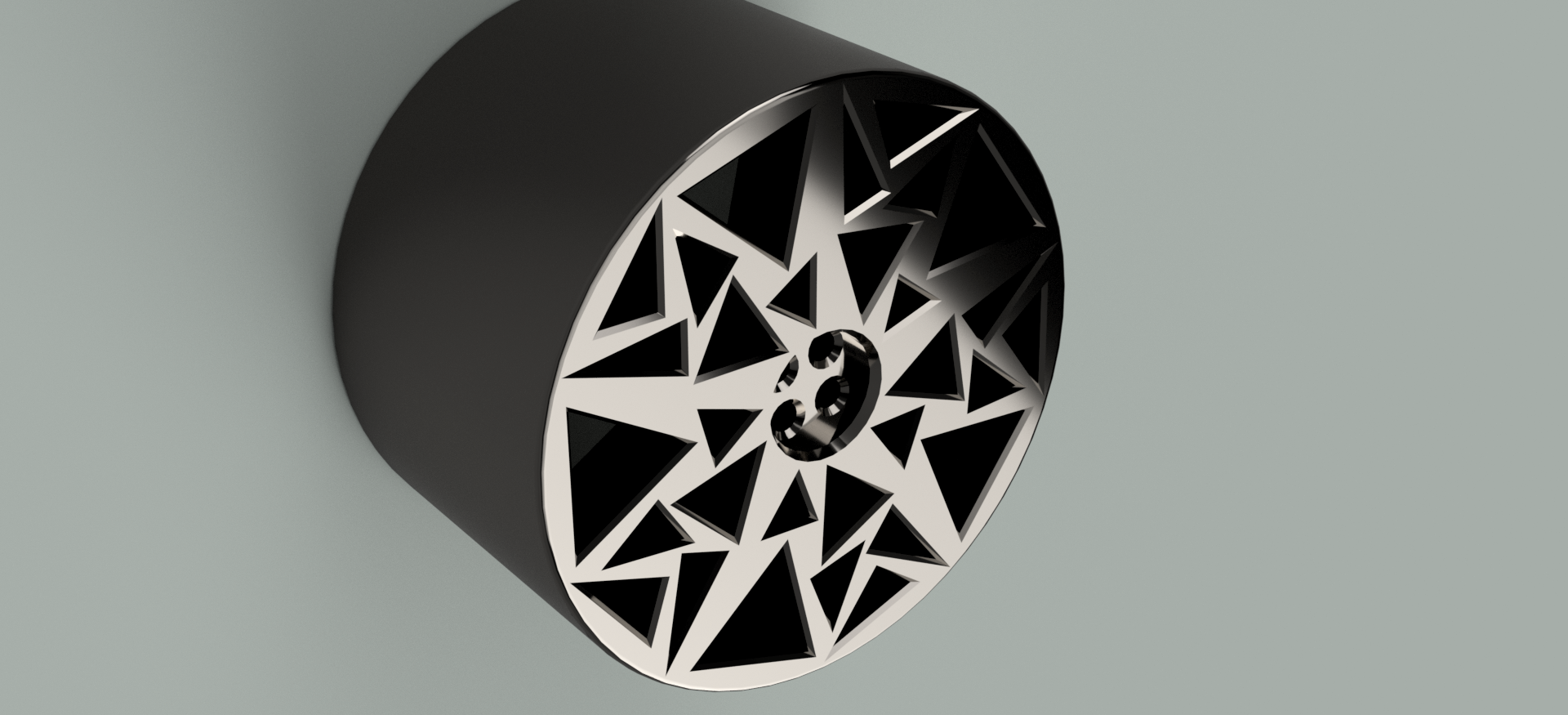 Model Alloy Wheel 41x26mm (1/10th) - Custom Design, I call this the T6.