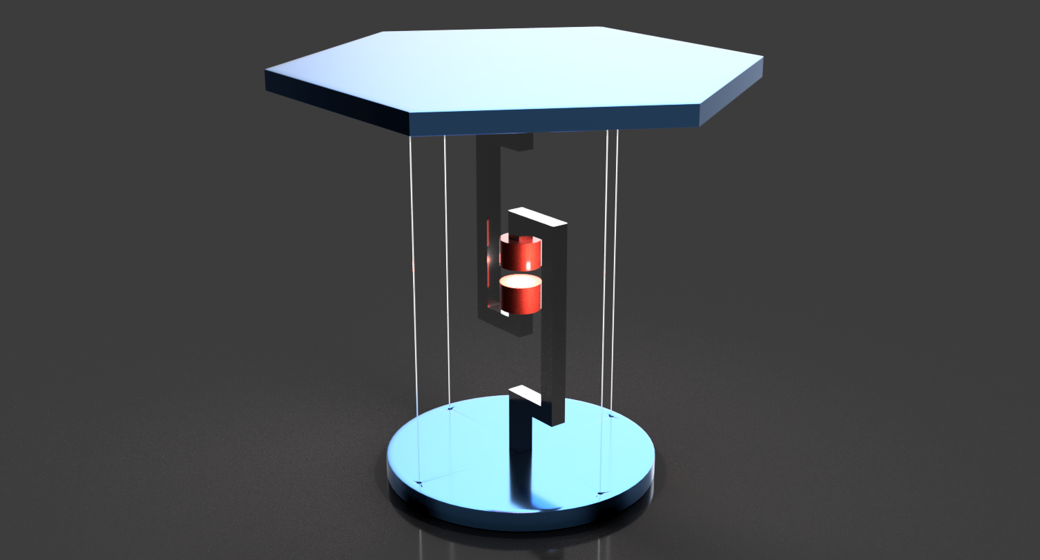 Miniatura 16 do modelo 3D Magnetic Tensegrity Table