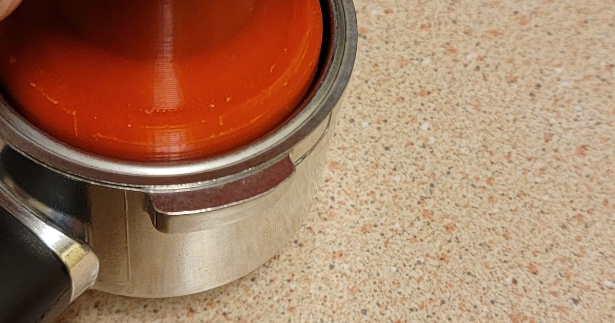 Simple Espresso Tamper 51mm by FENIX Gaming Download free STL model