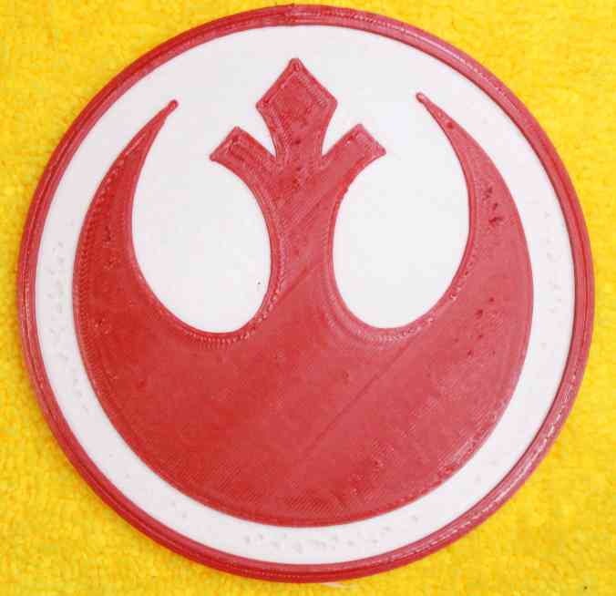 Star Wars (Rebel Alliance Logo) themed Drink Coaster
