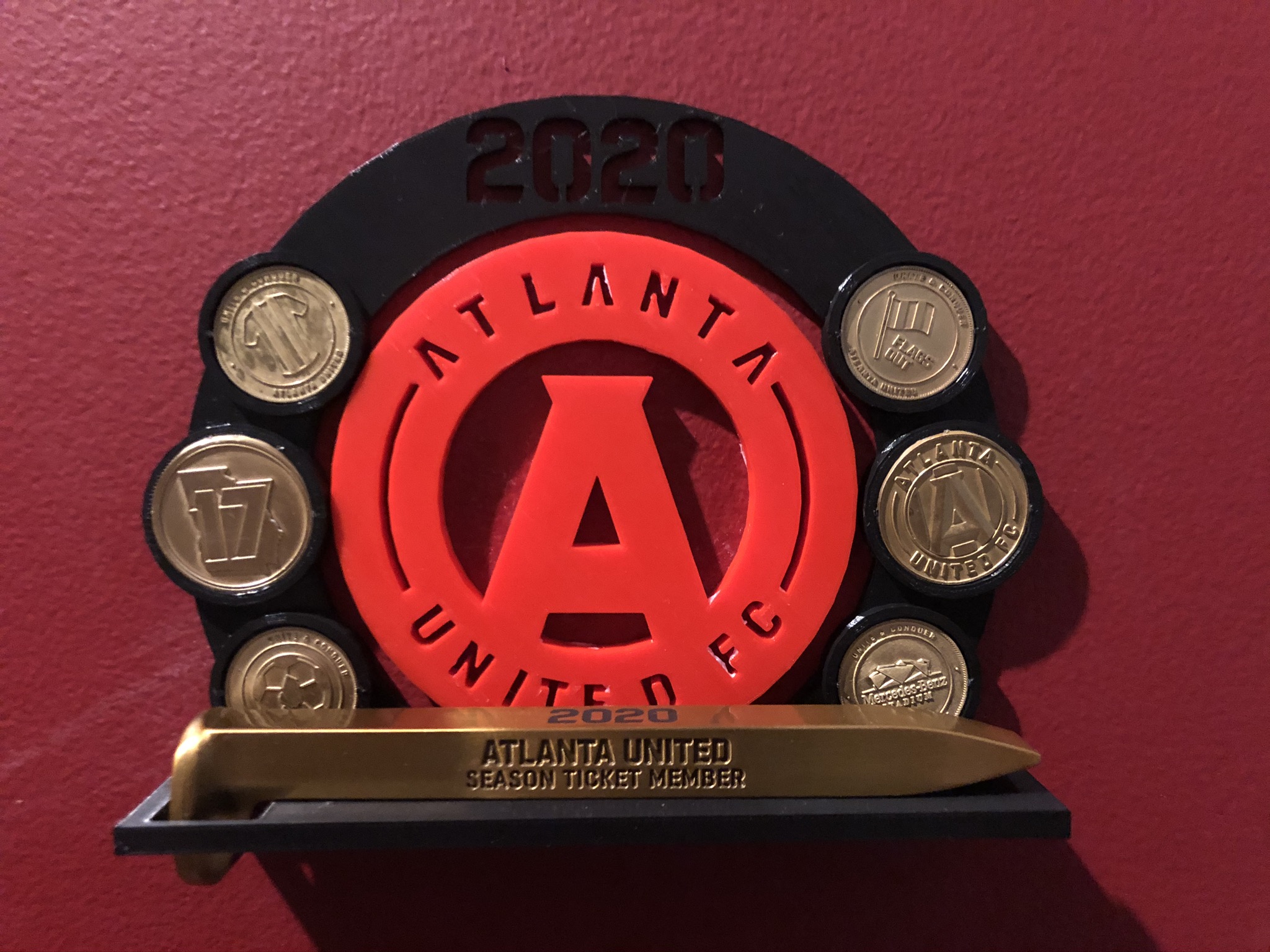 Atlanta United FC 2020 Spike and Coin Holder