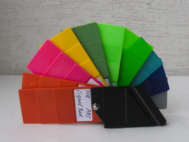 Etui for filament swatches