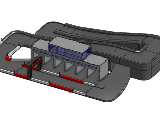 E3D buggy race track