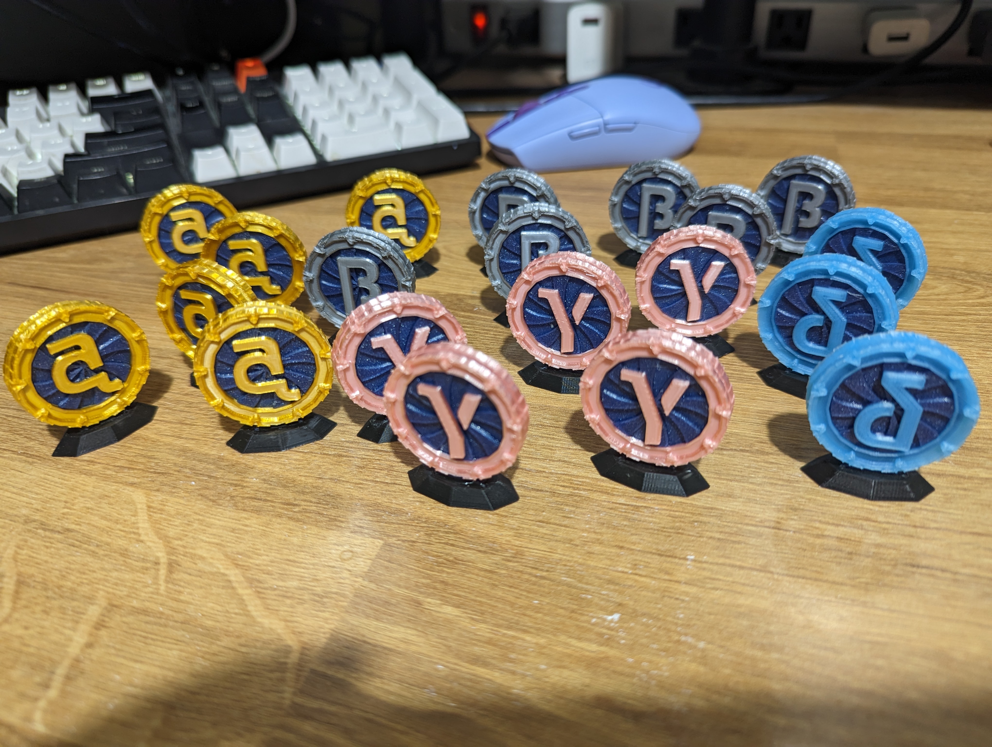 Twilight Imperium Wormhole Tokens [thing:4866300 remix]