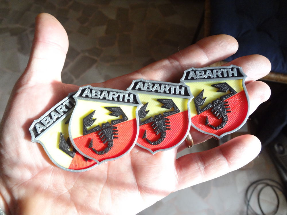 4 Colors Abarth Logo