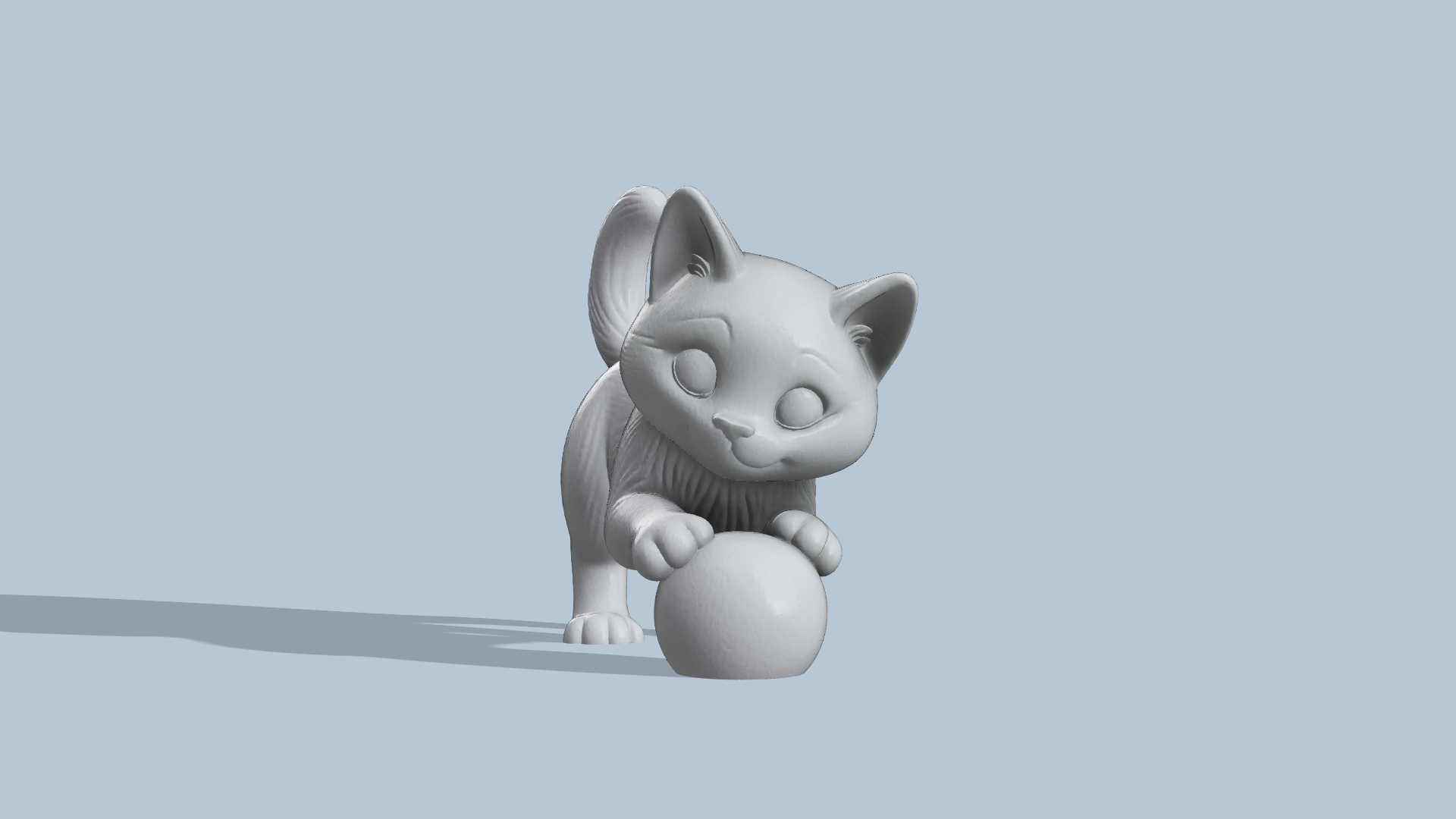 Playful cute cat