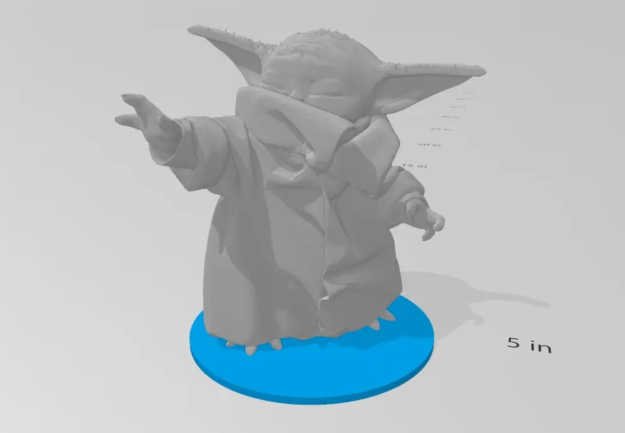 GROGU - Baby Yoda Using The Force - With Cup - PACK 3D model 3D printable