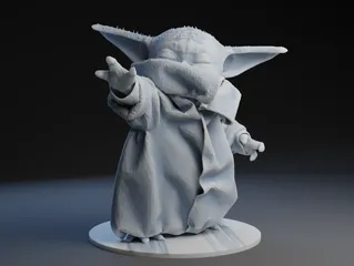 Star Wars (Inspired) Baby Yoda Jedi Training HueForge Grogu by