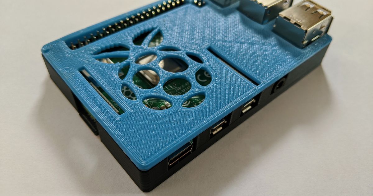Raspberry Pi 4 B Case with 2020 Mount by SRB Designs | Download free ...