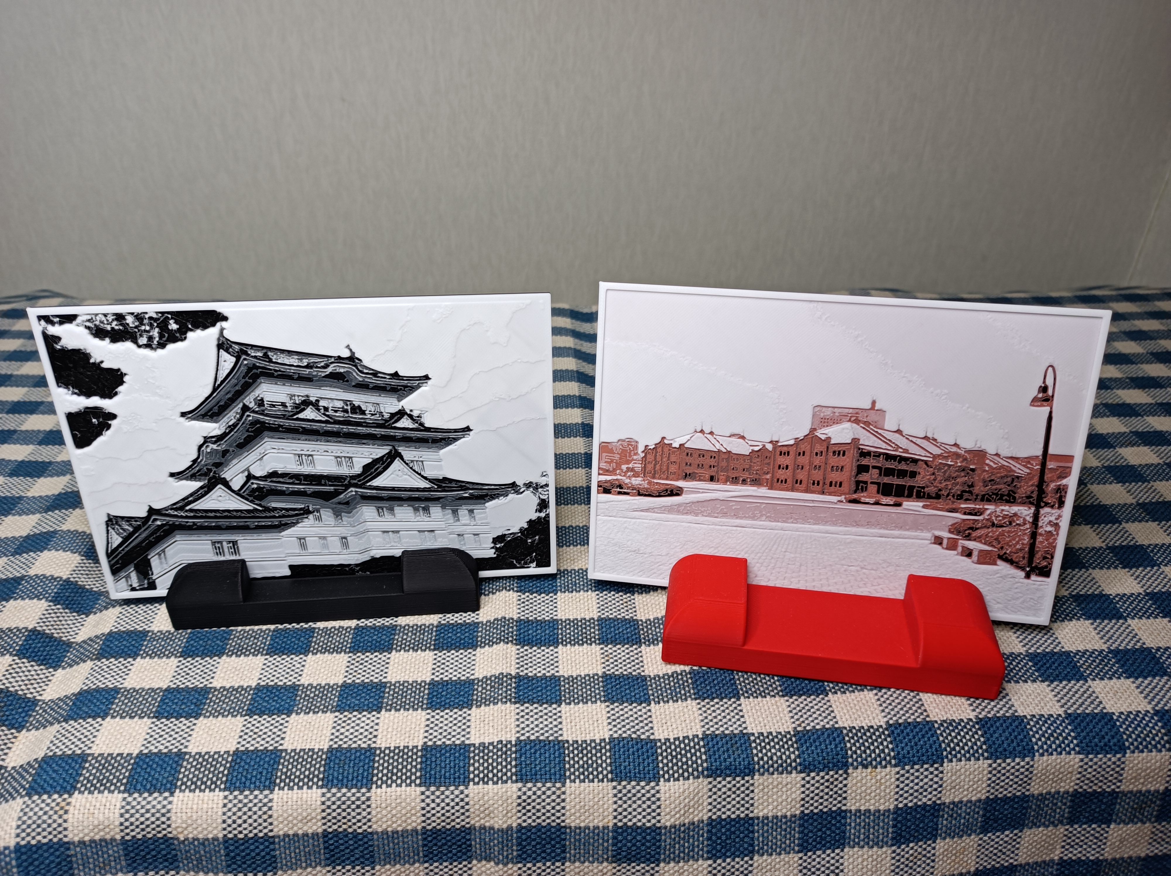 2D content display stand
