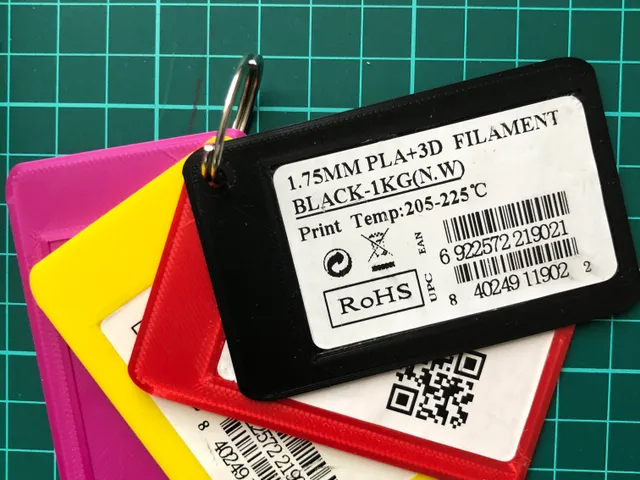 Filament Color Card