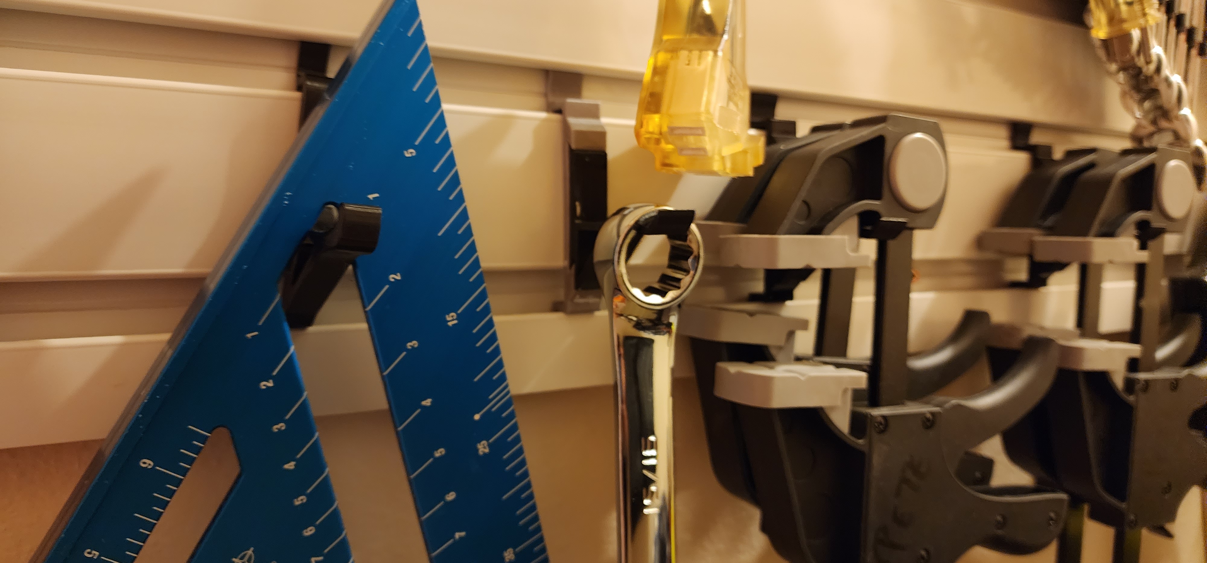 This is an entire tool storage system for the Gladiator gear track or