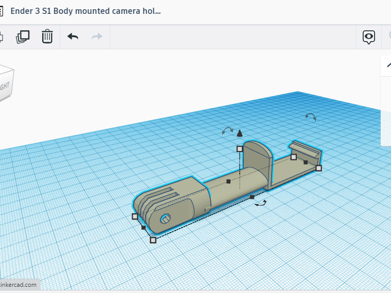 Remixed Ender 3 S1 Camera mount