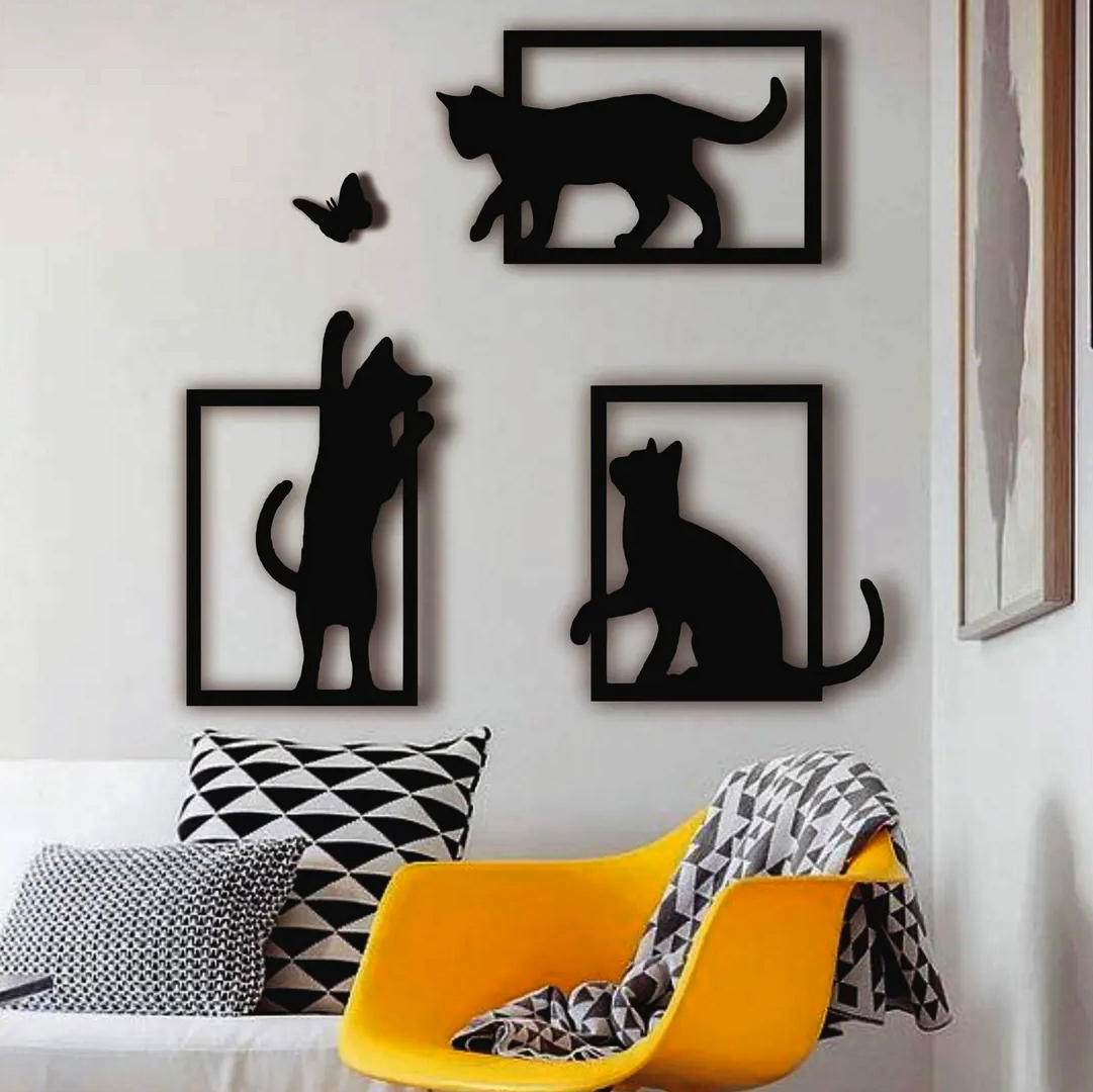 Playing Cats - Wall Decor