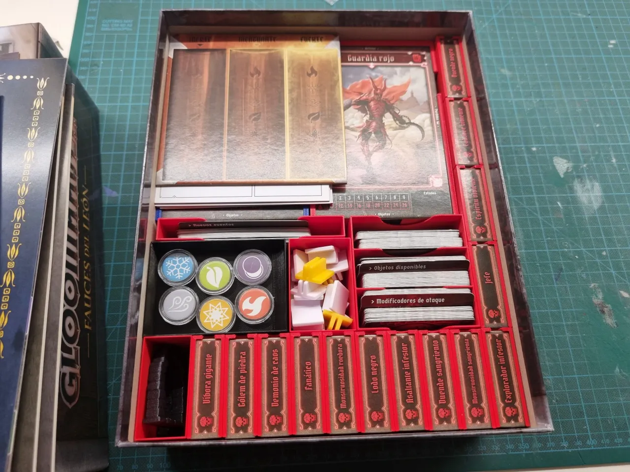Gloomhaven Jaws of the Lion organizer insert by Qualith | Download free ...