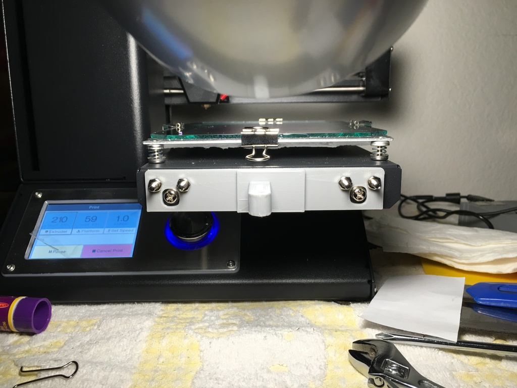 Monoprice Mini v2 webcam bed mount c270 by Vic | Download free STL ...