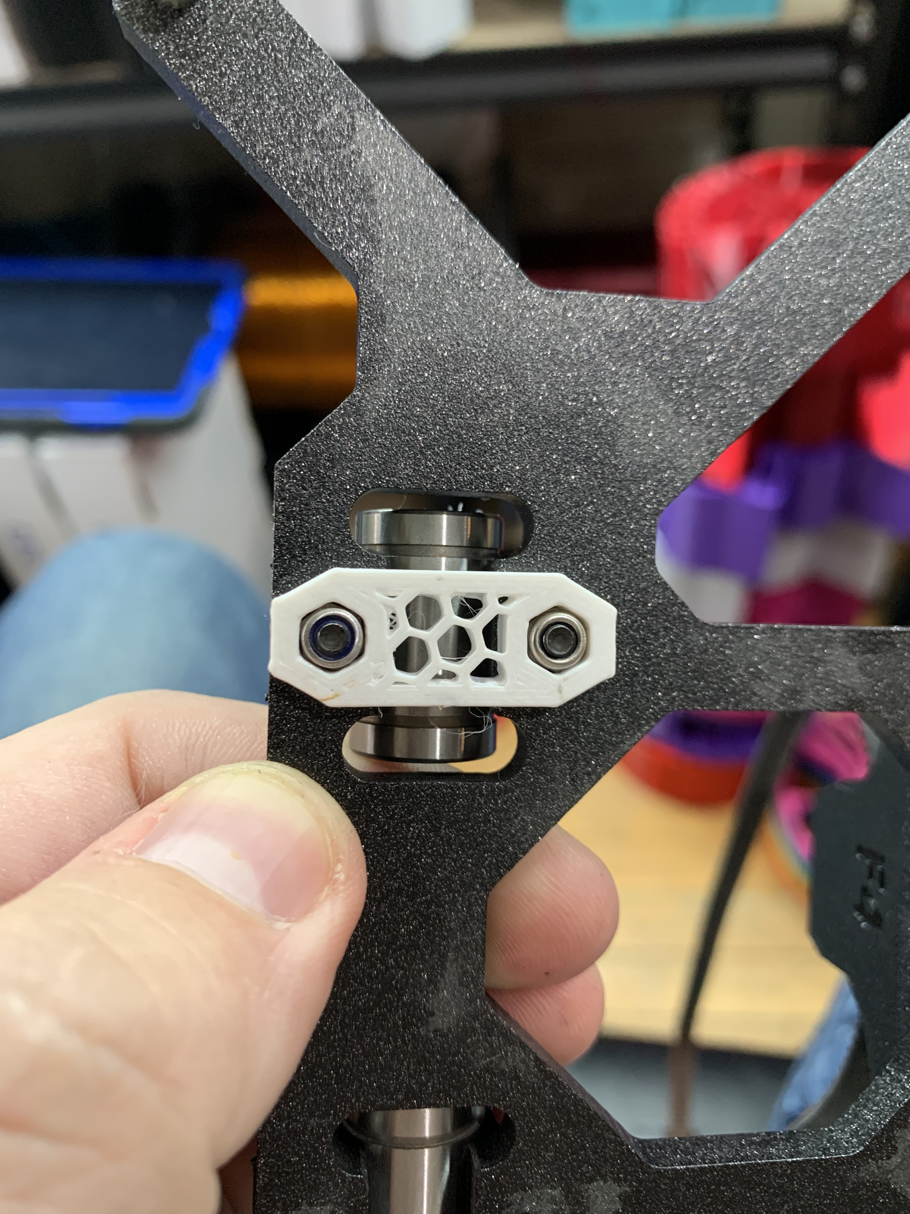 Mk3/Mini Nylock nut holder for heated bed