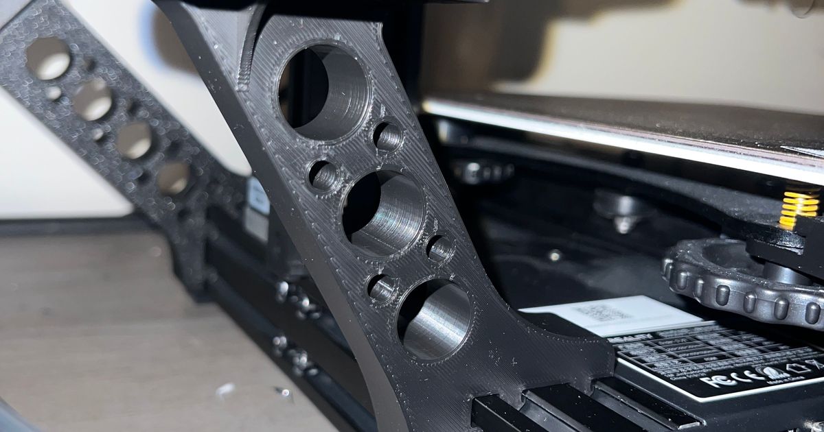 Ender 3 (Pro/V2) Rail Mounted cam Stand (The Rocket Side Spool Mount