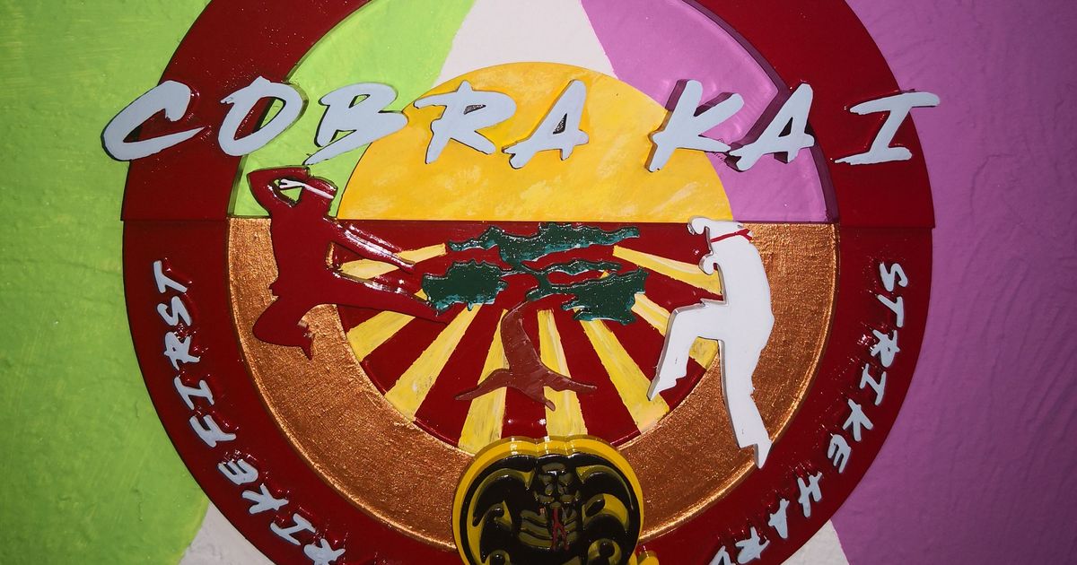 Emblema Cobra Kai Serie Netflix by Ivan Stoichkov | Download free STL