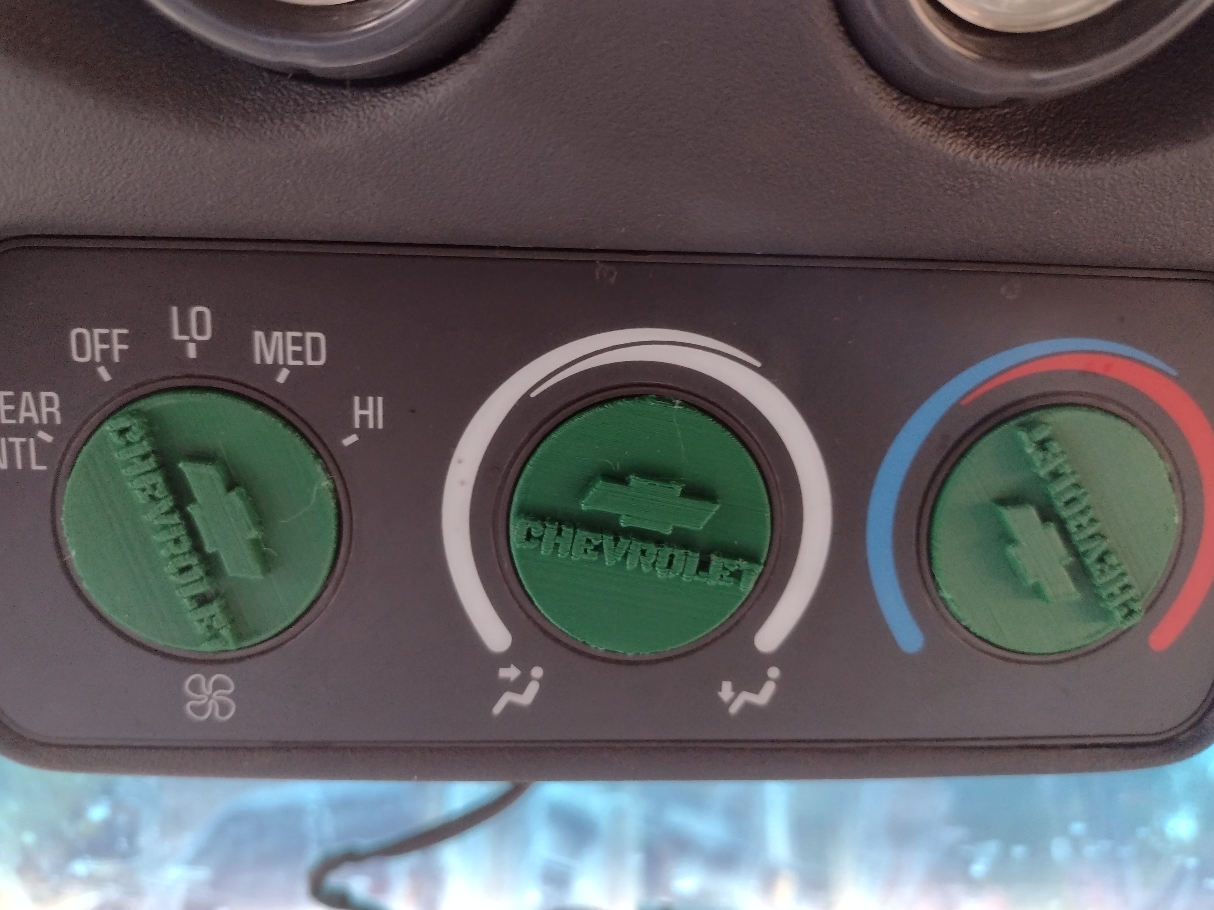 Chevy Ac  Heat knobs