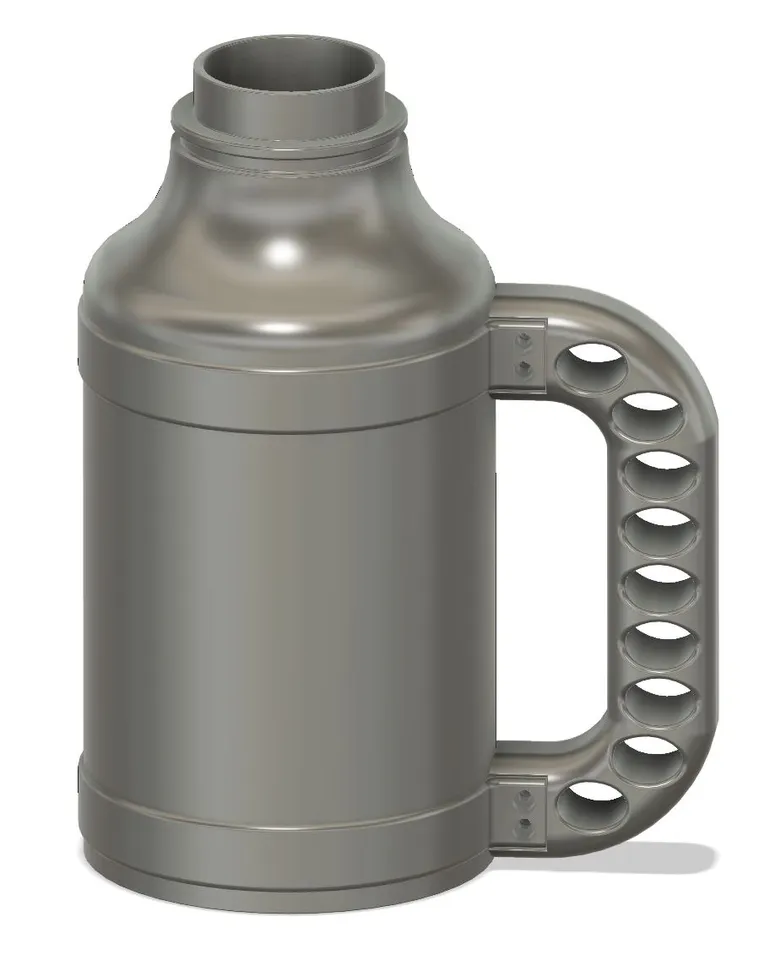 64oz Hydroflask Handle and Rings by DJMac, Download free STL model