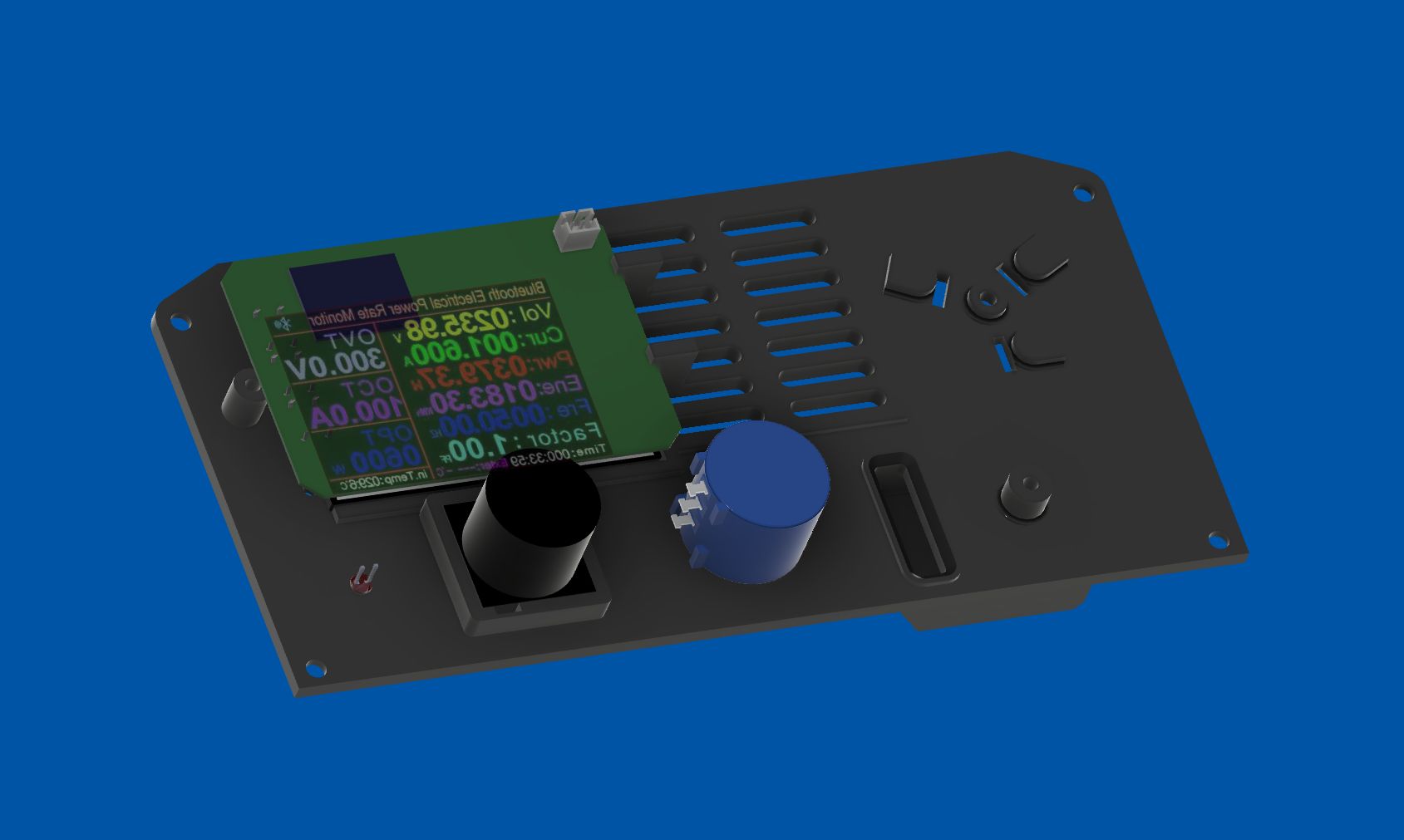 DC to AC 1KW Inverter Front Panel by Wiseone | Download free STL model ...
