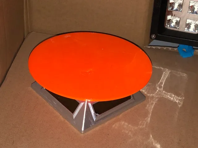 Turntable plate replacement