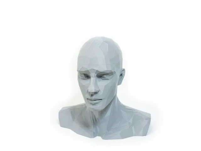 Low-poly Mannequin Head