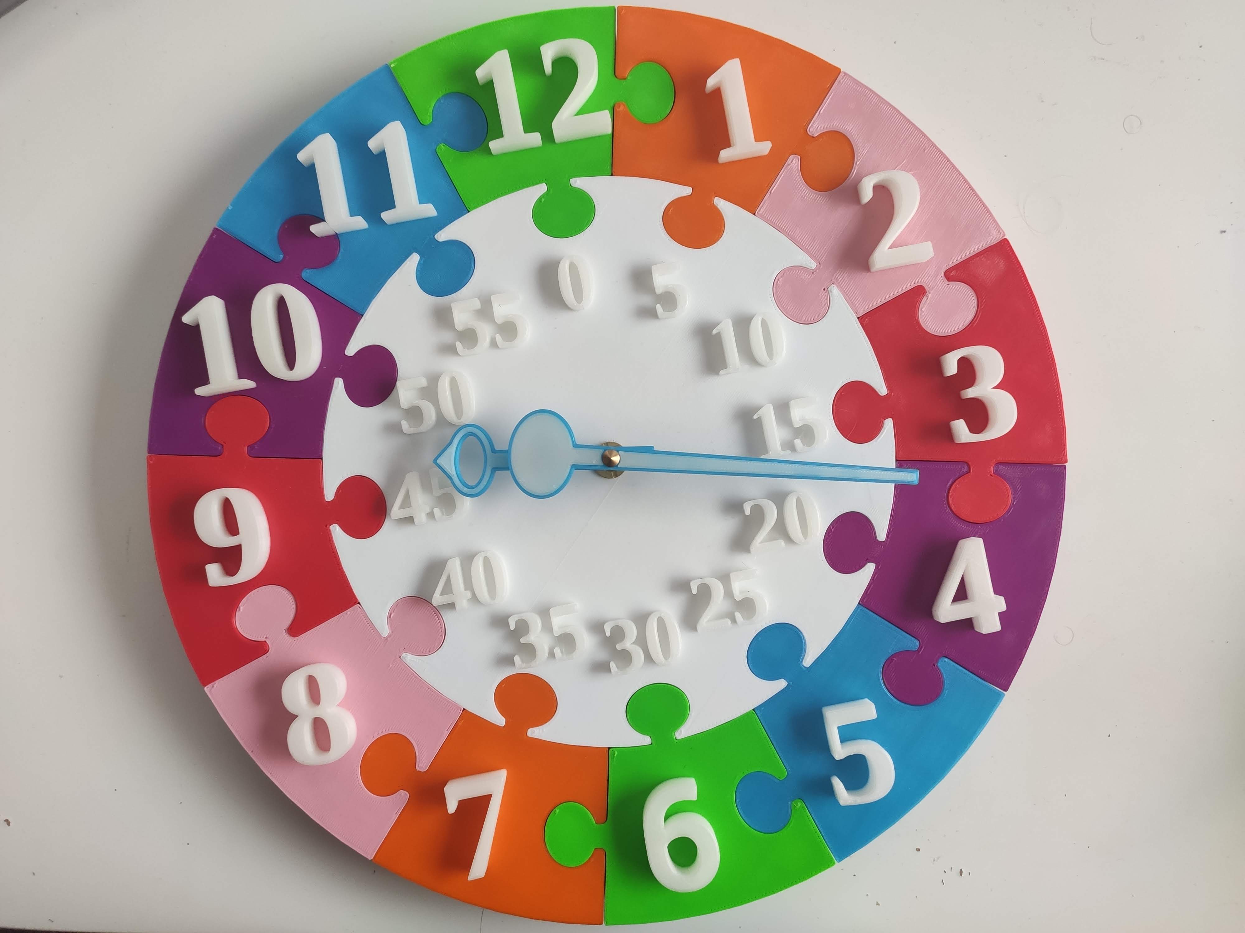 Puzzle clock