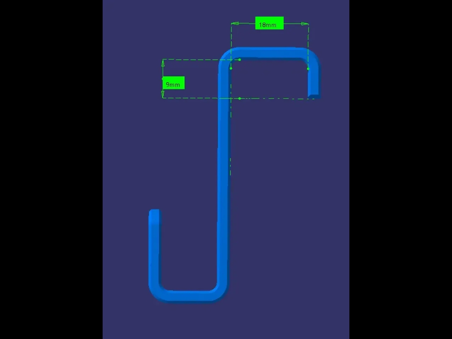 Miniatura 2 do modelo 3D Door Hook
