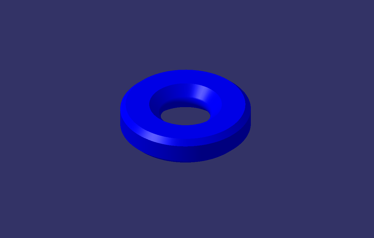 Miniatura 3 do modelo 3D Donut Backgammon Checker