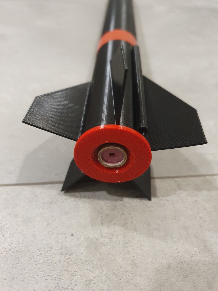 Miniatura 3 do modelo 3D Launchable vase/spiral mode rocket model