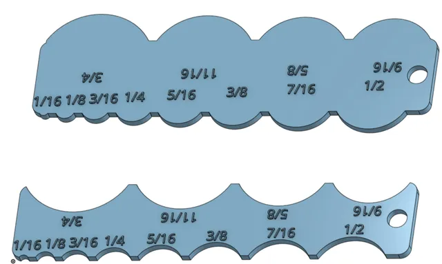 Imperial (Inch) Radius Gauges