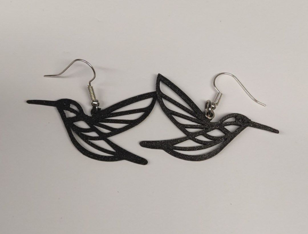 Humming bird earrings