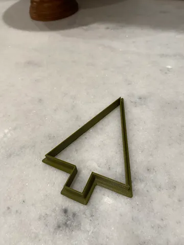 Minimalist Triangle Tree Cookie Cutter