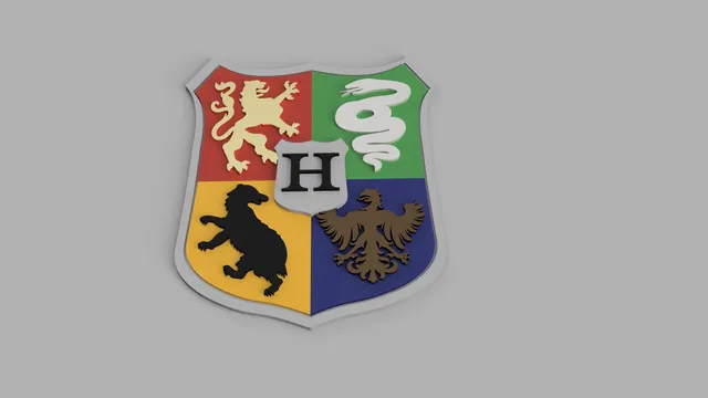 Hogwarts Crest Cut no MMU needed