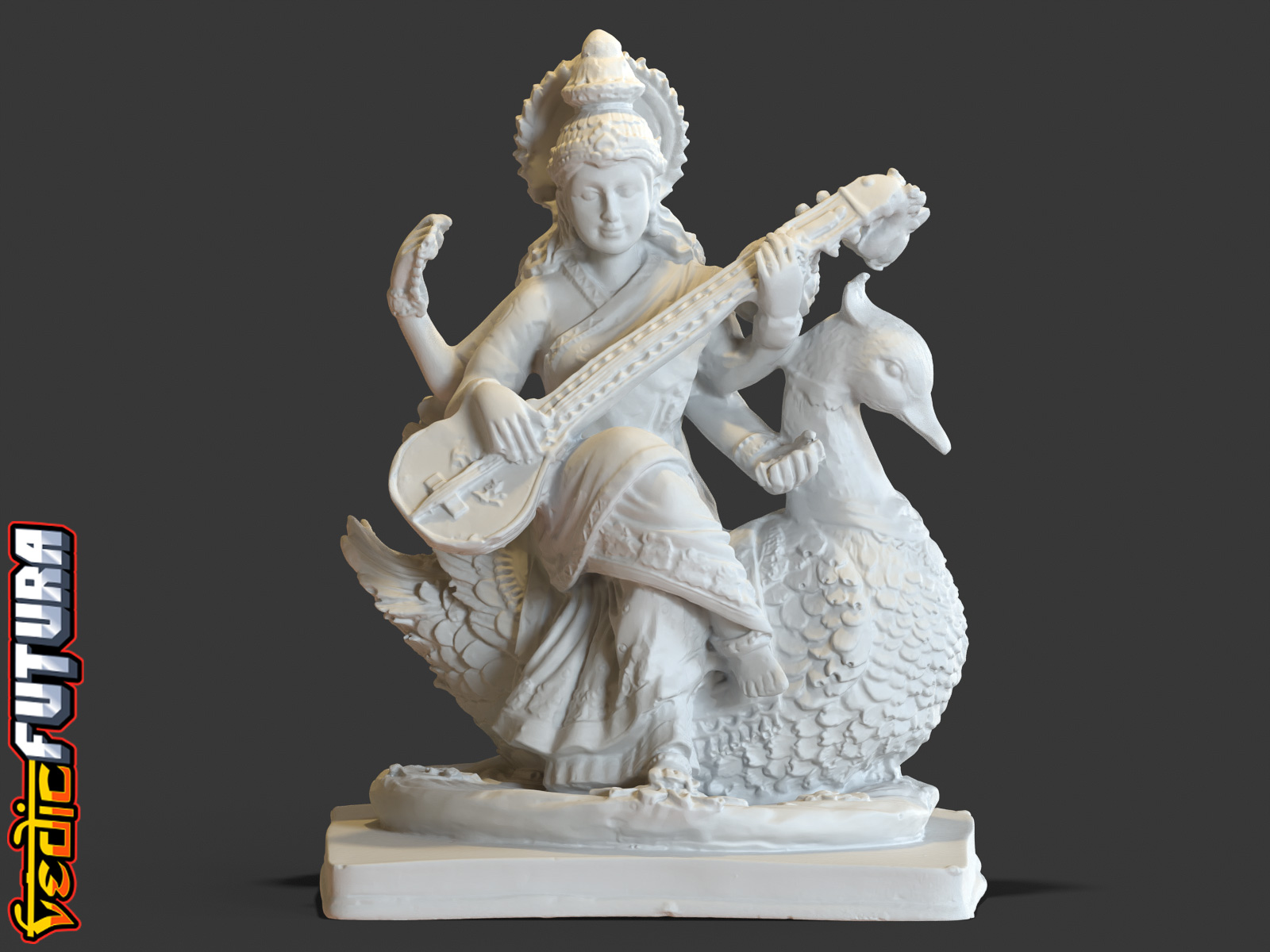 Hamsavahini, -“She who has a Swan as her vehicle”