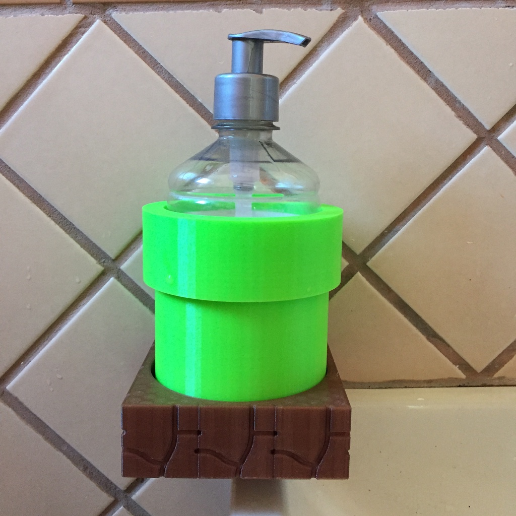 Mario Liquid Soap Holder by André Falcão | Download free STL model