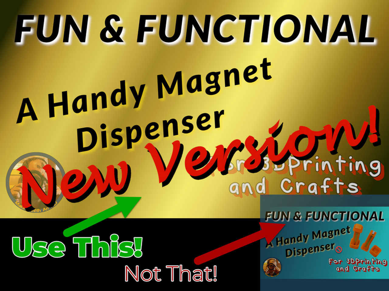 Handy Magnet Dispensers V2 by Ed Johnson