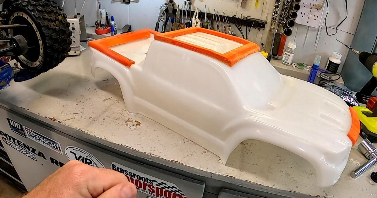 XMaxx ProLine Brute Body Skid Plates (Front, Top, Rear) by RoadsideRC