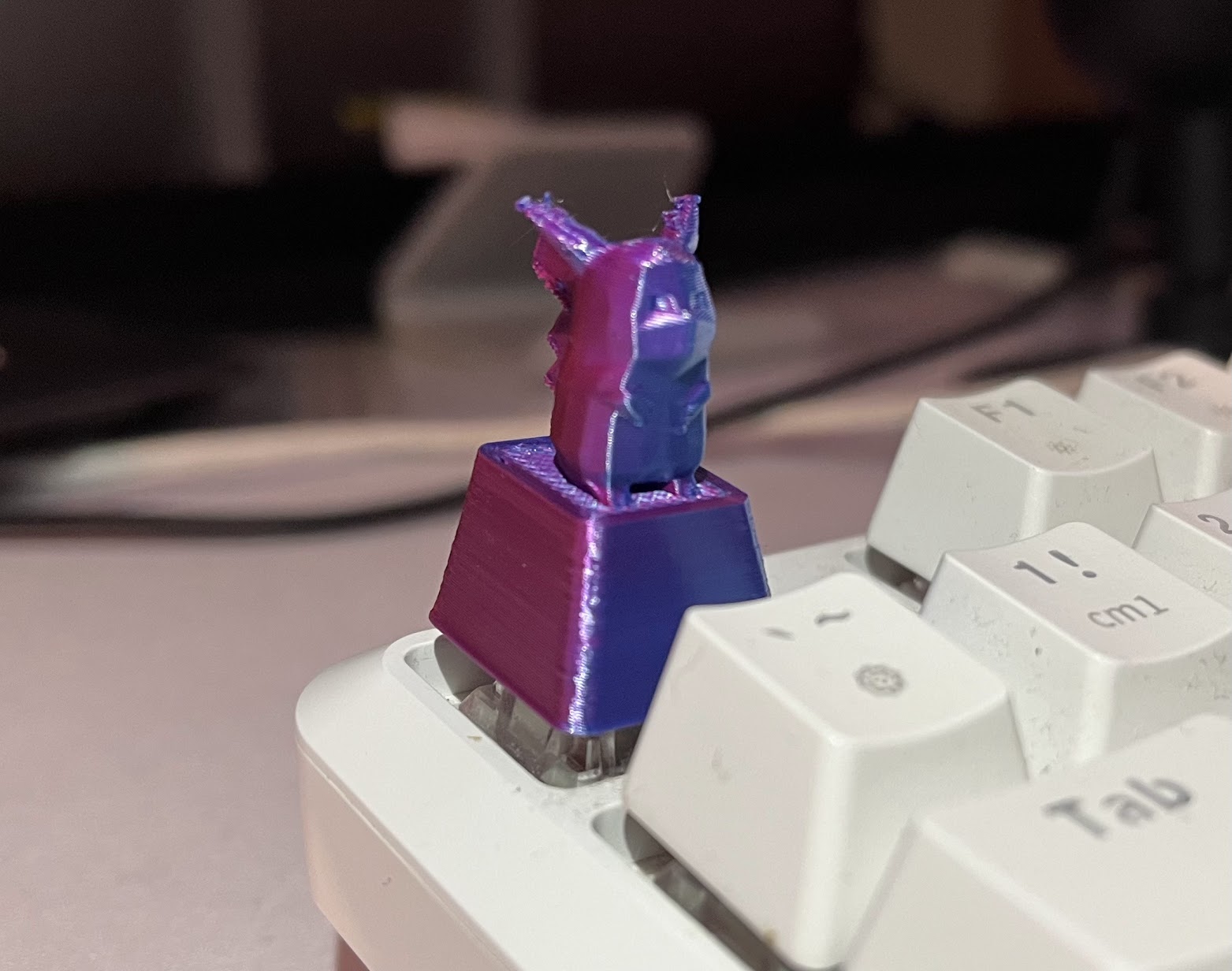 Miniatura 2 do modelo 3D Pikachu Keycap