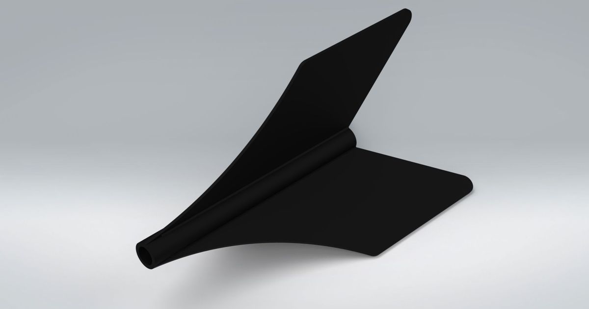 Lawn Dart Fins by Geomesaurus Download free STL model