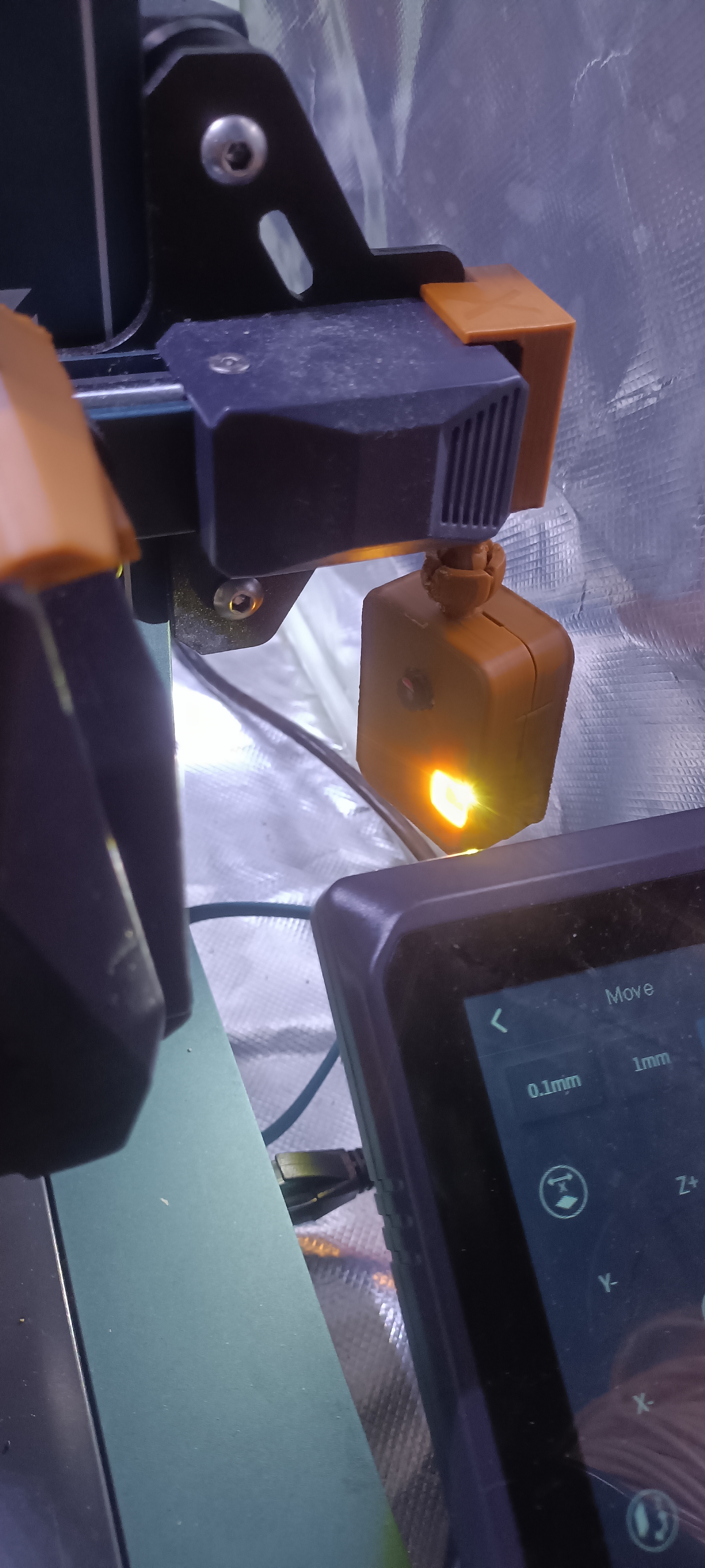 Elegoo Neptune 4 PRO ESP32 Camera Mount and Belt Tension 3D model thumbnail