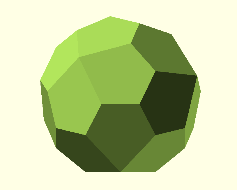 pentagonal icositetrahedron (Openscad)